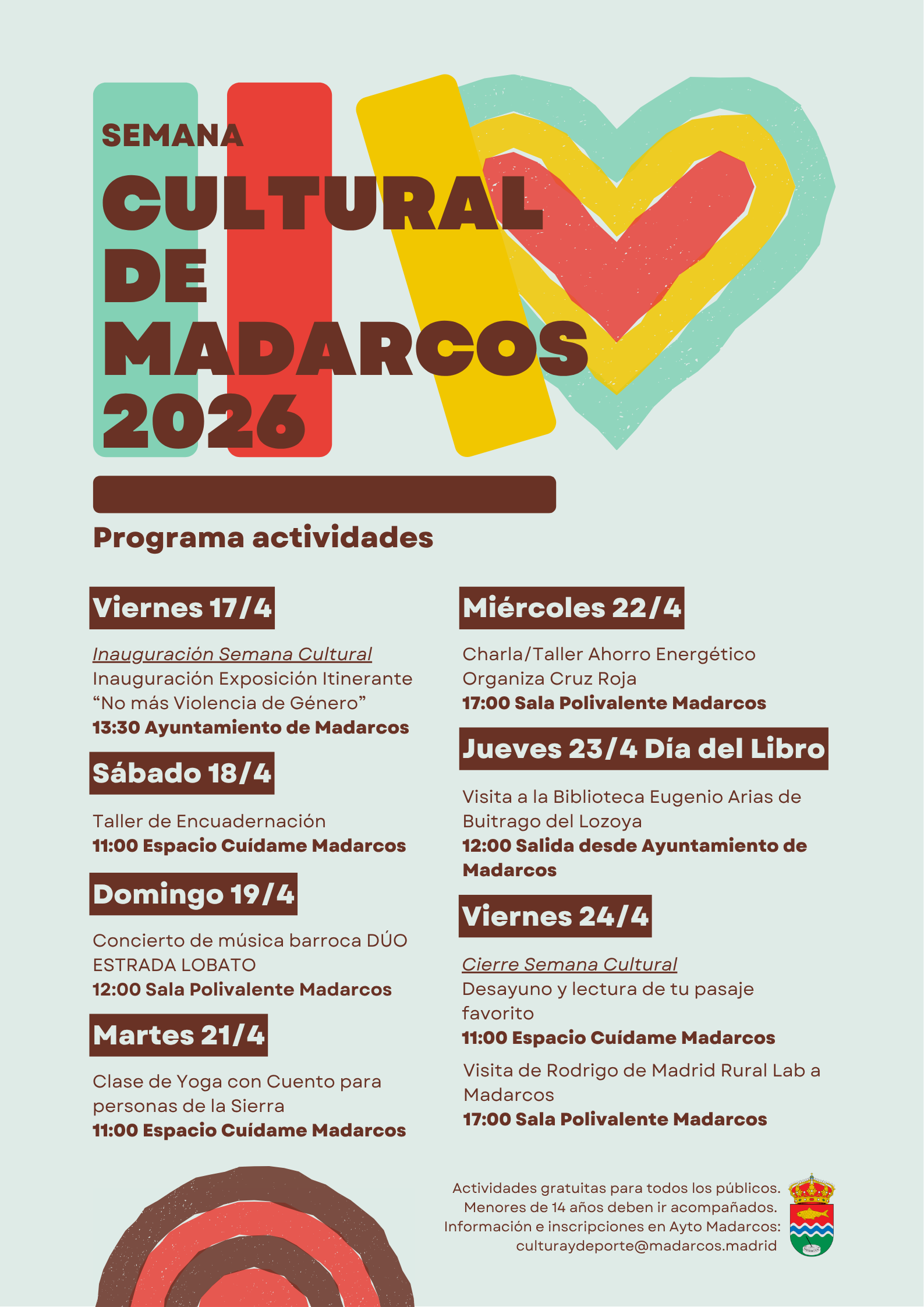 semana cultural madarcos 2026