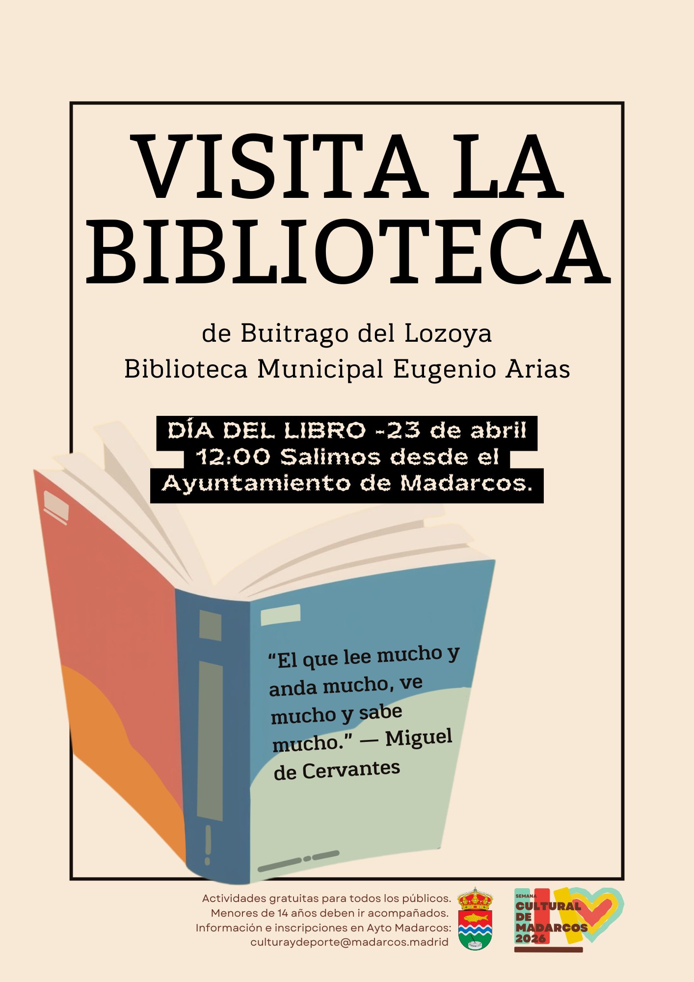 Visita a la Biblioteca municipal Eugenio Arias
