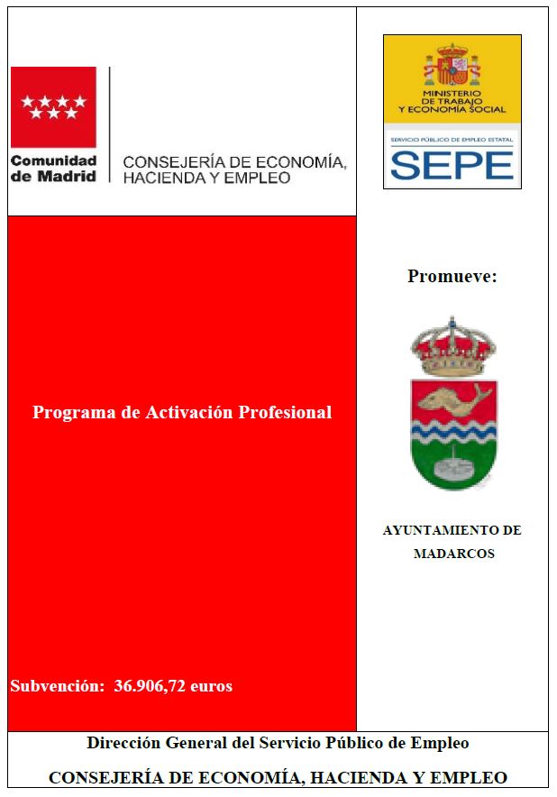Programa activacion profesional Madarcos 2025
