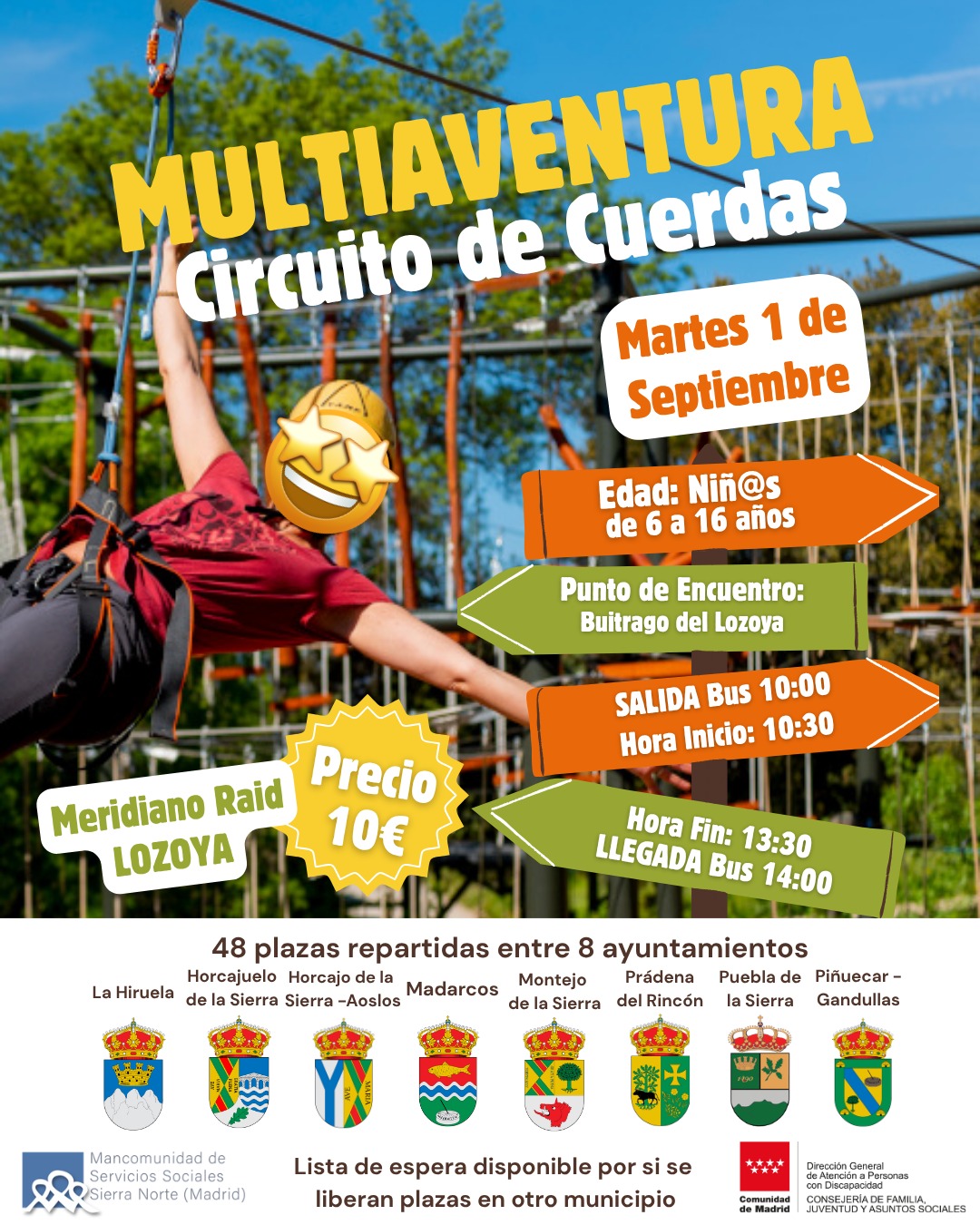 Multiaventura circuito de cuerdas